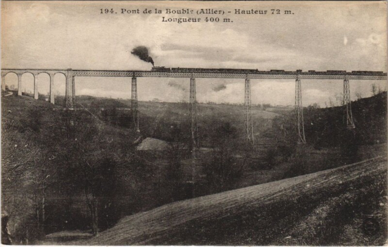 Carte postale ancienne Pont de la Bouble