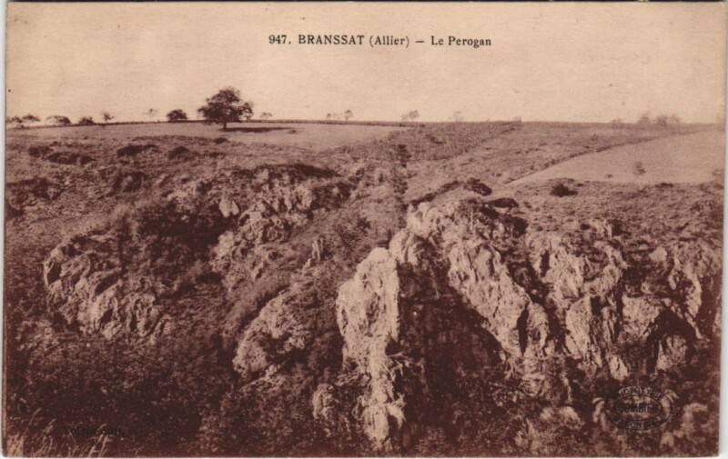 Carte postale ancienne Branssat Le Perogan