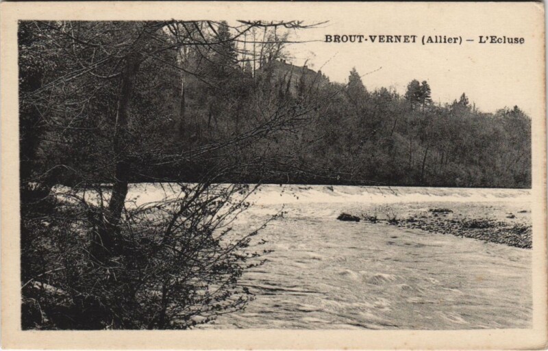 Carte postale ancienne Brout-Vernet L'Ecluse