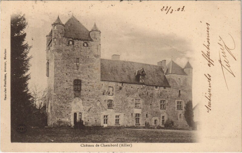 Carte postale ancienne Chateau de Chambord