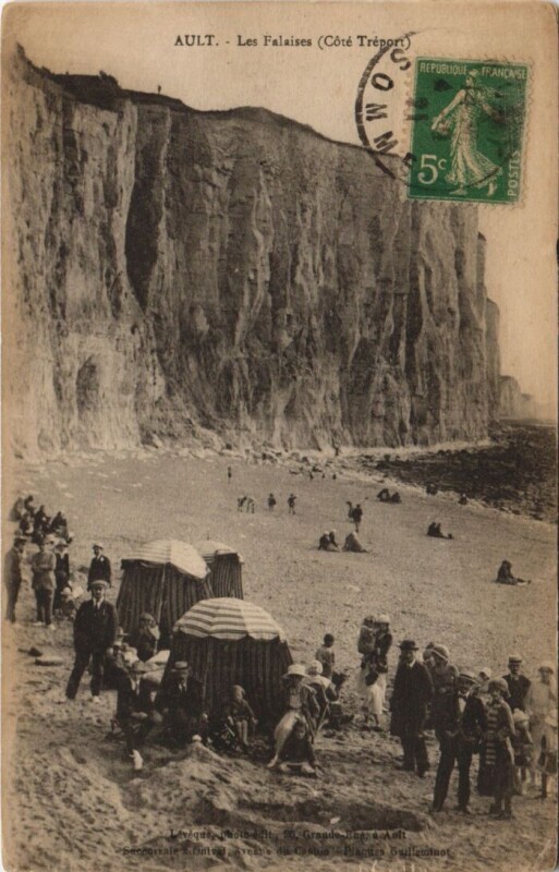 Carte postale ancienne Ault Les Falaises