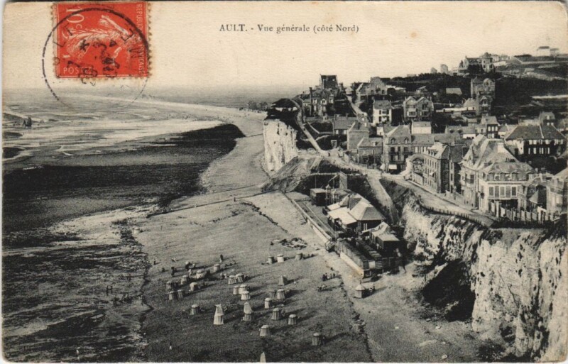 Carte postale ancienne Ault vue generale