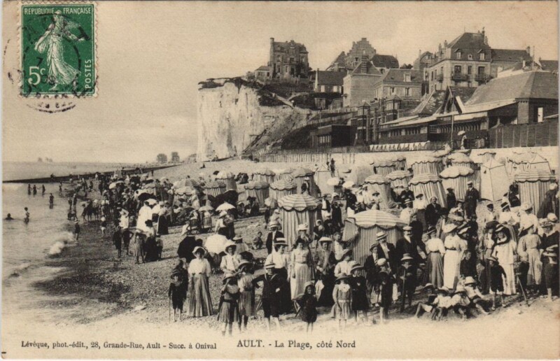 Carte postale ancienne Ault La Plage