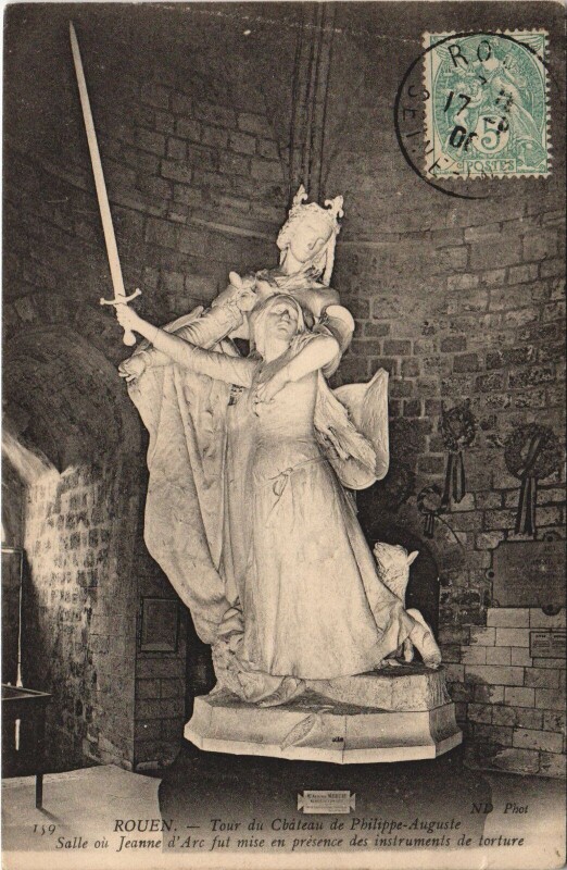 Carte postale ancienne Rouen - Tour de chateau à Rouen