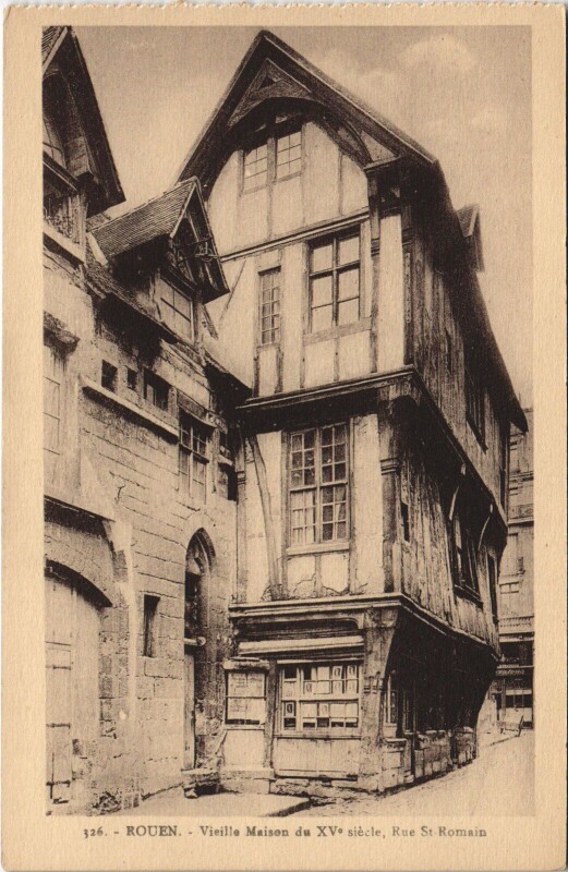 Carte postale ancienne Rouen - Veille maison à Rouen