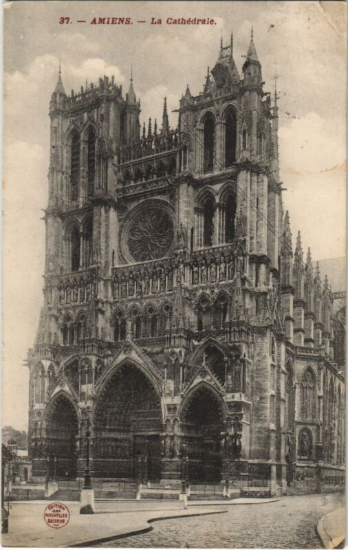 Carte postale ancienne Amiens Cathedrale à Amiens