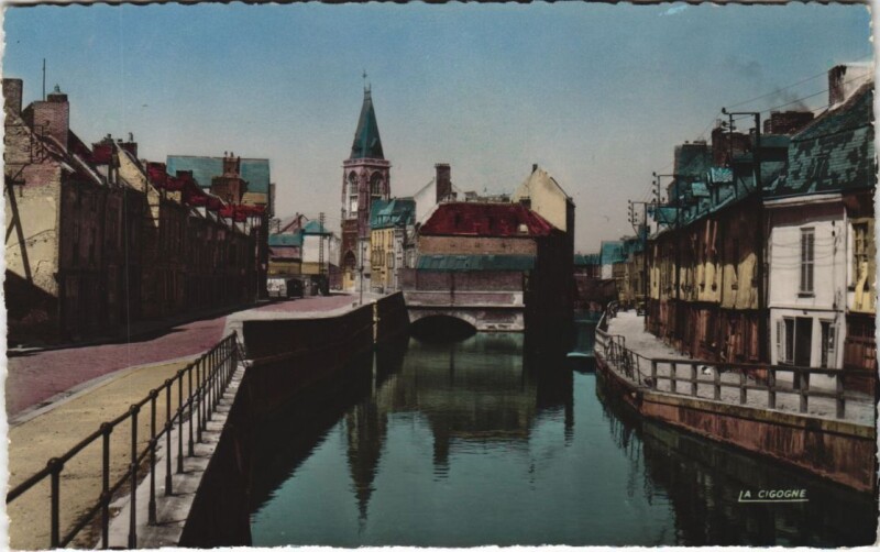 Carte postale ancienne Amiens Rue des Majots à Amiens
