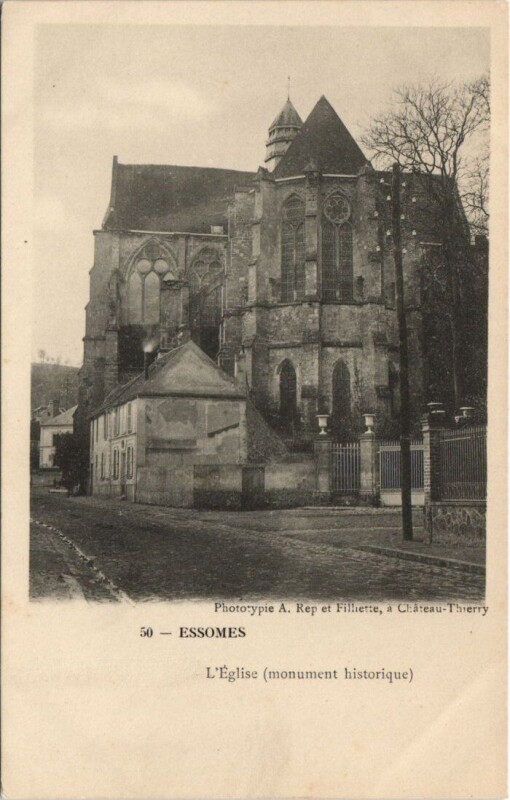 Carte postale ancienne Essomes L' Eglise