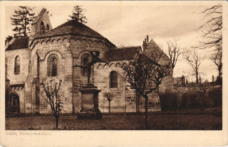 Carte postale ancienne Laon Templerkapelle