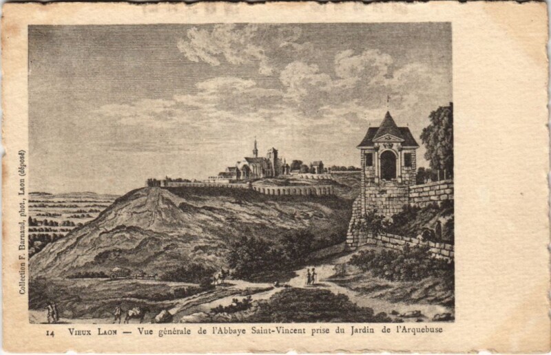 Carte postale ancienne Laon Vue generale