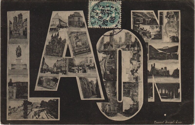 Carte postale ancienne Laon