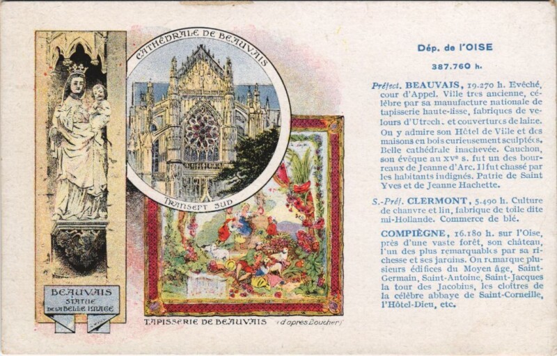 Carte postale ancienne Beauvais à Beauvais