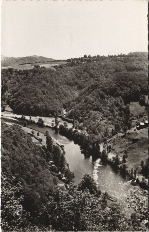 Carte postale ancienne Vallee de la Sioule