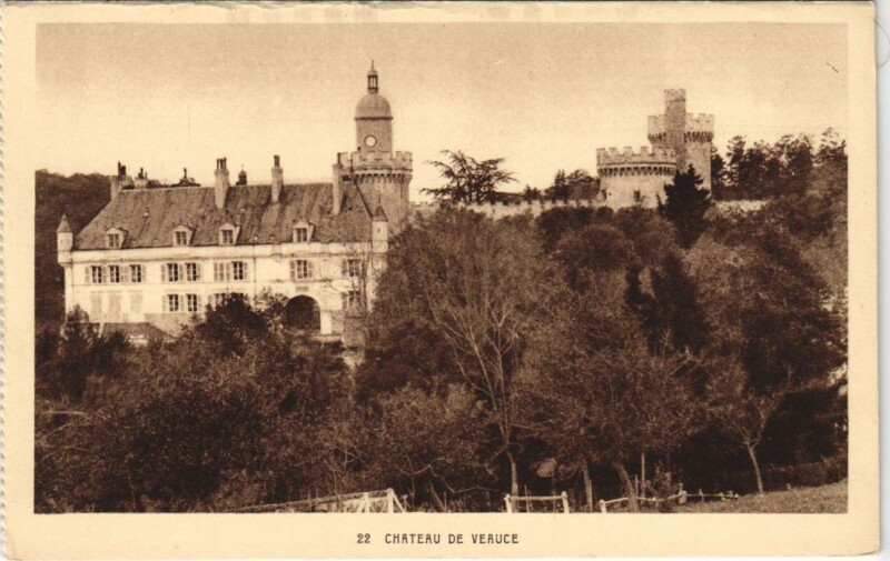 Carte postale ancienne Chateau de Veauce à Veauce