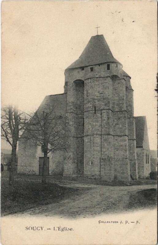 Carte postale ancienne Soucy l'Eglise à Soucy