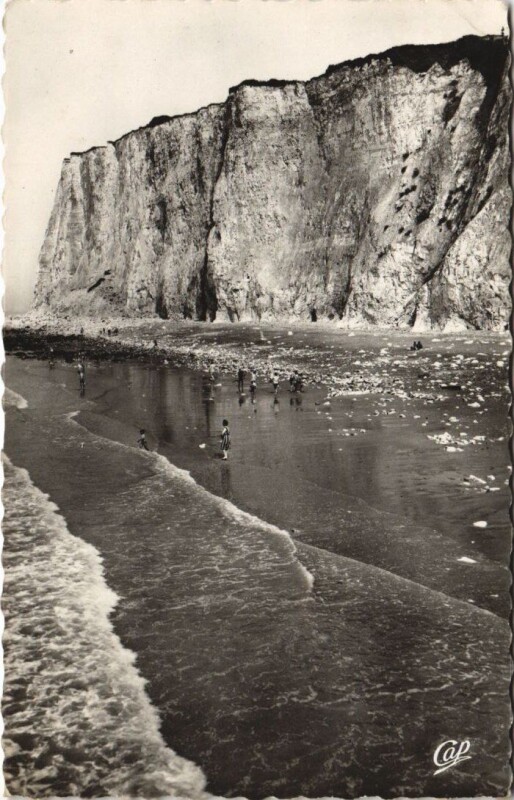 Carte postale ancienne Mers-Les-Bains Les Falaises à Mers-les-Bains
