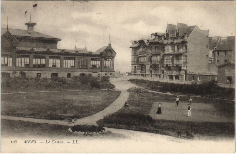 Carte postale ancienne Mers-Les-Bains Le Casino à Mers-les-Bains