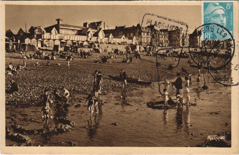 Carte postale ancienne Mers-Les-Bains La Plage à Mers-les-Bains
