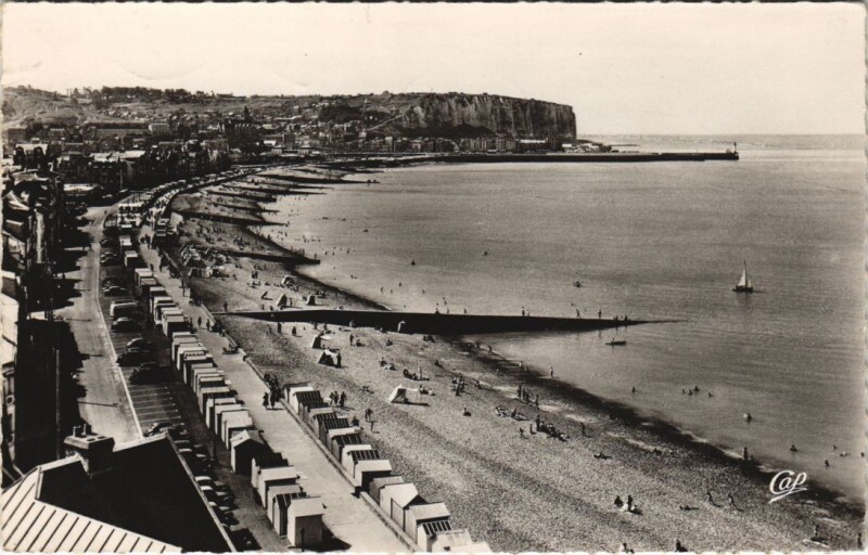 Carte postale ancienne Mers-Les-Bains La Plage à Mers-les-Bains