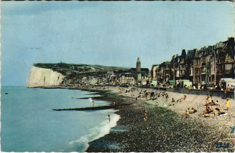 Carte postale ancienne Mers-Les-Bains La Plage à Mers-les-Bains