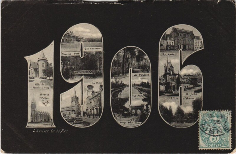 Carte postale ancienne La Fere 1906