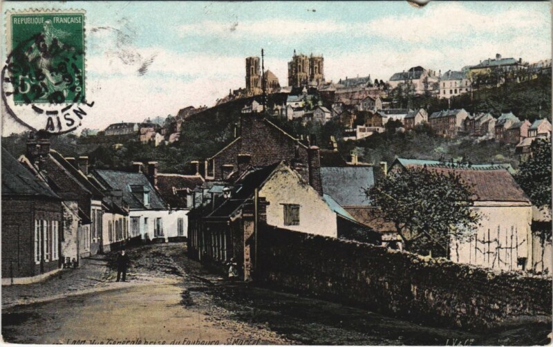 Carte postale ancienne Laon Vue generale