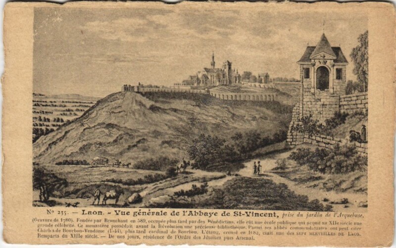 Carte postale ancienne Laon Vue generale