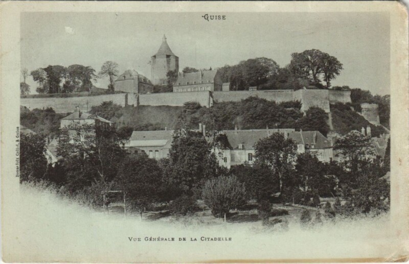 Carte postale ancienne Guise Vue generale de la citadelle à Guise