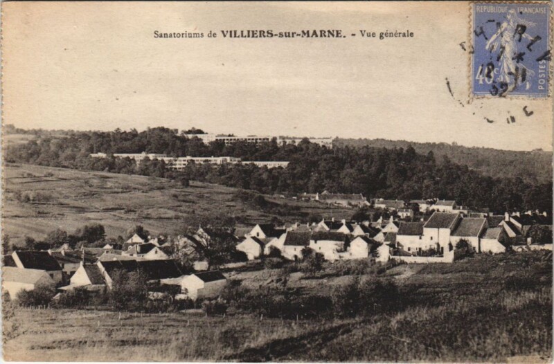 Carte postale ancienne Villiers-sur-Marne Vue generale