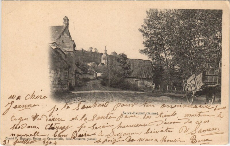 Carte postale ancienne Saint-baudry