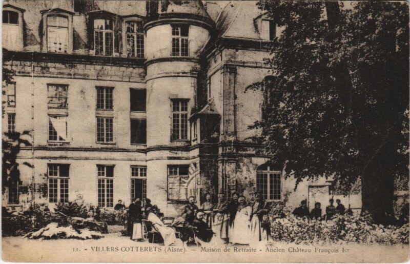 Carte postale ancienne Villers-Cotterets Maison de retraite
