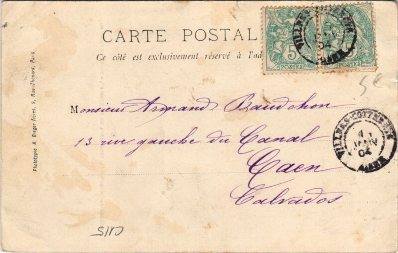 Carte postale ancienne Villers-Cotterets Chateau royale francois
