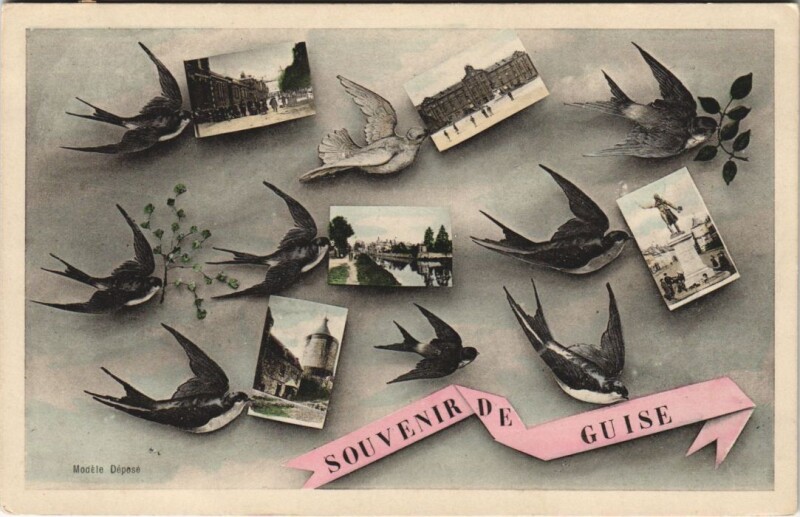 Carte postale ancienne Souvenir de Guise à Guise