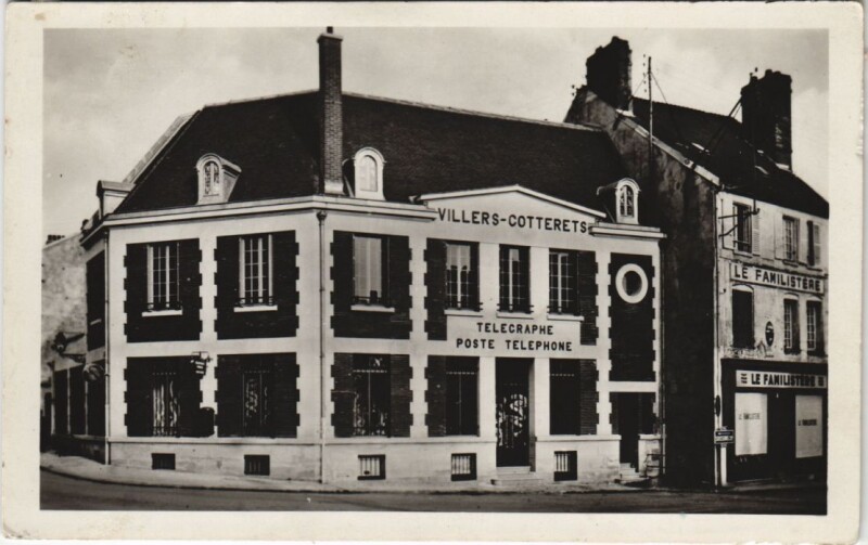 Carte postale ancienne Villers-Cotterets La nouvelle poste