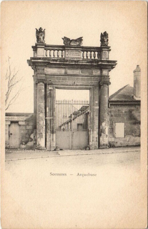 Carte postale ancienne Soissons Arquebuse à Soissons