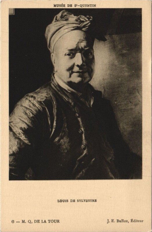Carte postale ancienne Saint-Quentin Louis de sylvestre à Saint-Quentin