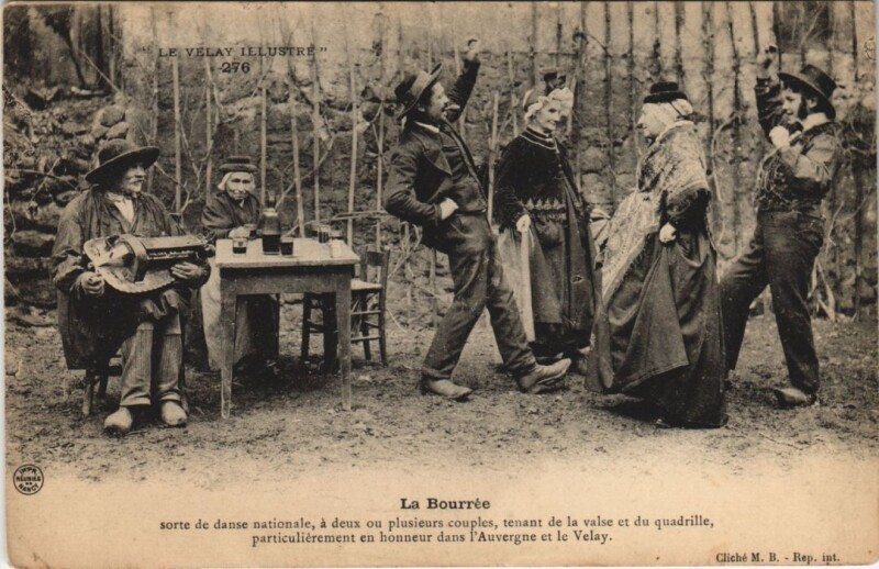 Carte postale ancienne Le Velay illustre - La Bourre