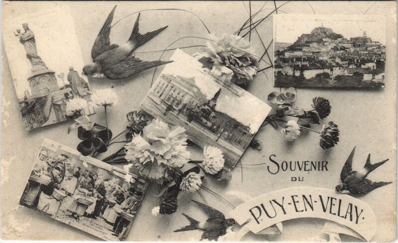 Carte postale ancienne Souvenir du Puy en Velay