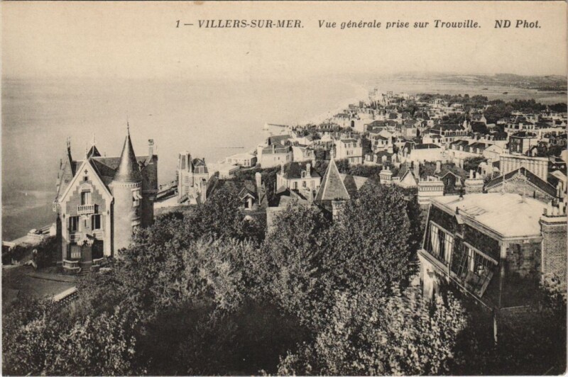 Carte postale ancienne Villers-sur-Mer Vue Generale à Villers-sur-Mer