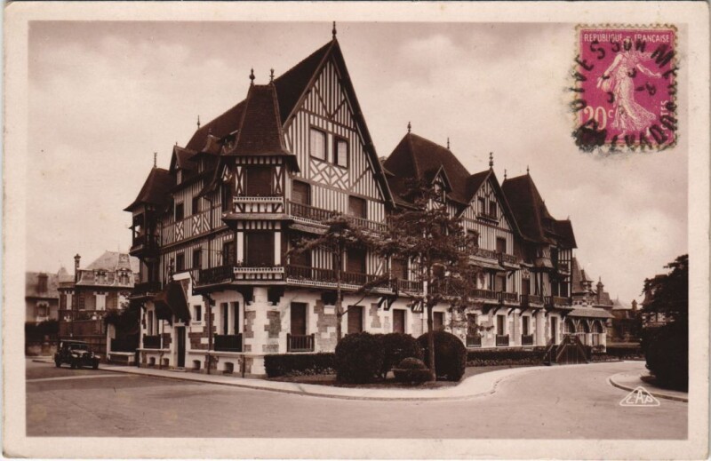 Carte postale ancienne Cabourg Hotel Normandy à Cabourg