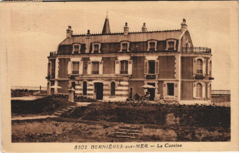 Carte postale ancienne Bernieres-sur-Mer La Cassine