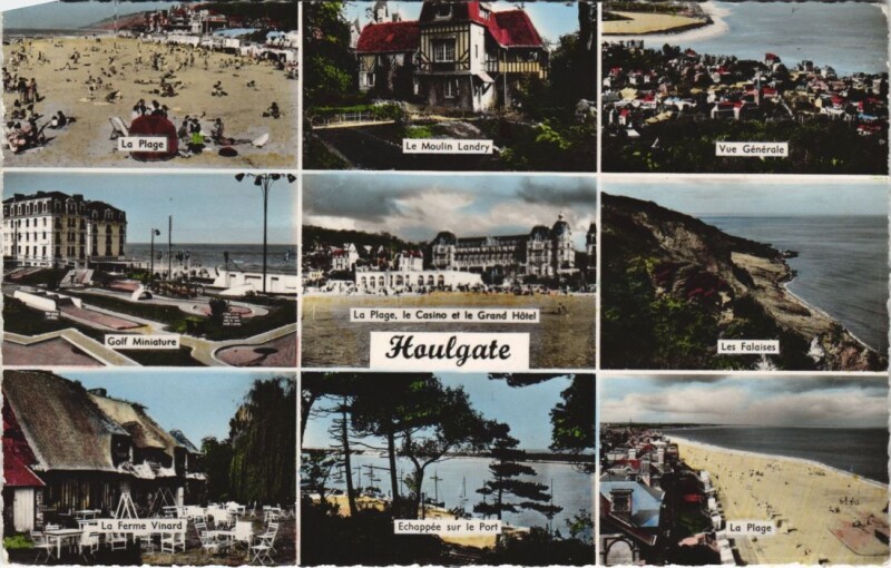 Carte postale ancienne Houlgate Scenes à Houlgate