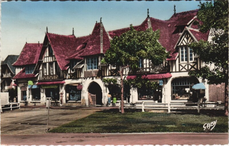Carte postale ancienne Blonville-sur-Mer Pavillon Fleuri à Blonville-sur-Mer
