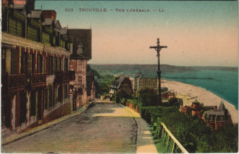 Carte postale ancienne Trouville Vue Generale