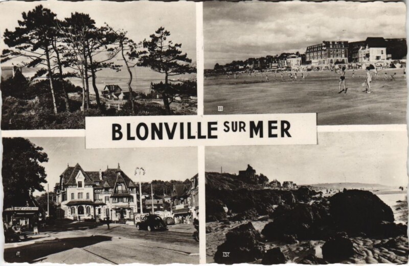 Carte postale ancienne Blonville-sur-Mer Scenes à Blonville-sur-Mer