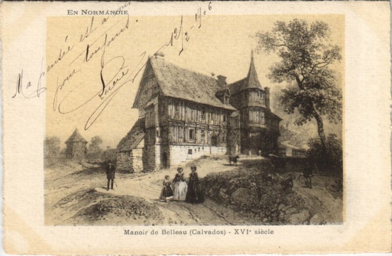 Carte postale ancienne Manoir de Belleau