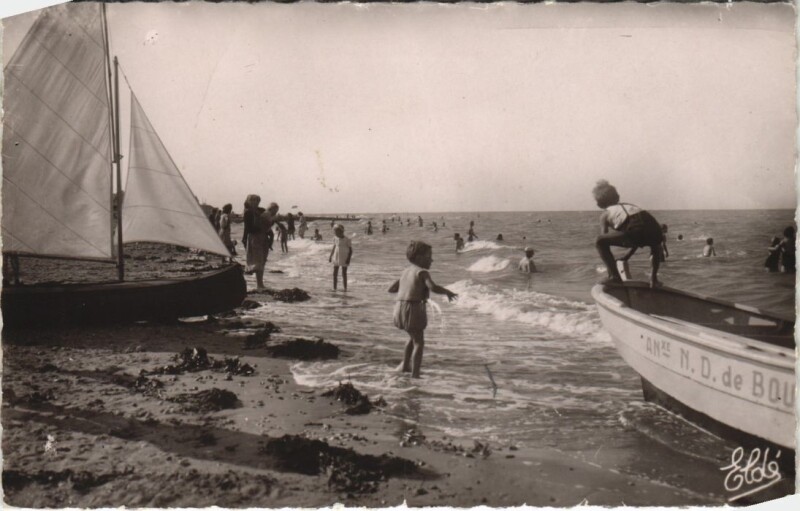 Carte postale ancienne Luc-sur-Mer Le Petit Bain à Luc-sur-Mer