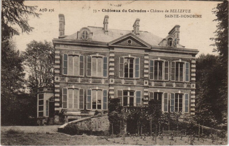 Carte postale ancienne Sainte-Honorine-sur-Mer Chateau de Bellevue