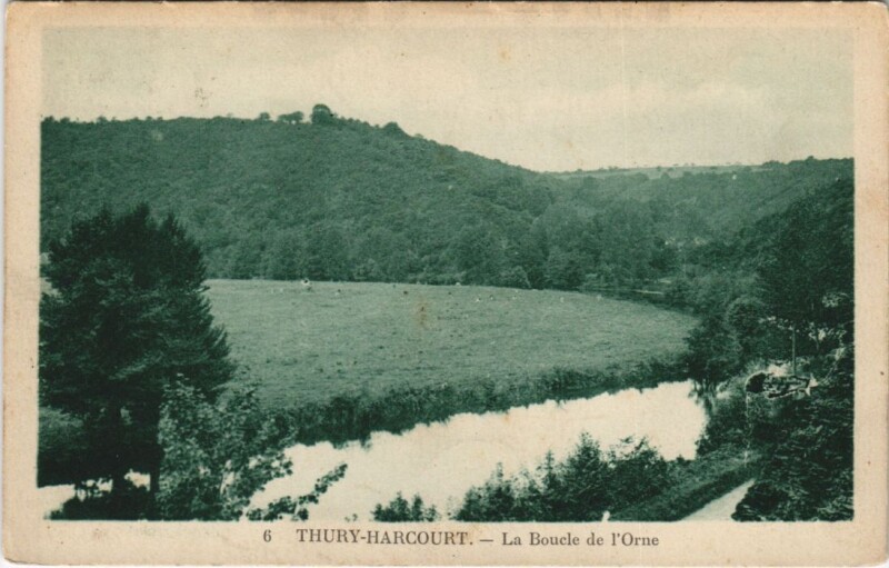 Carte postale ancienne Thury-Harcourt La Boucle de l'Orne