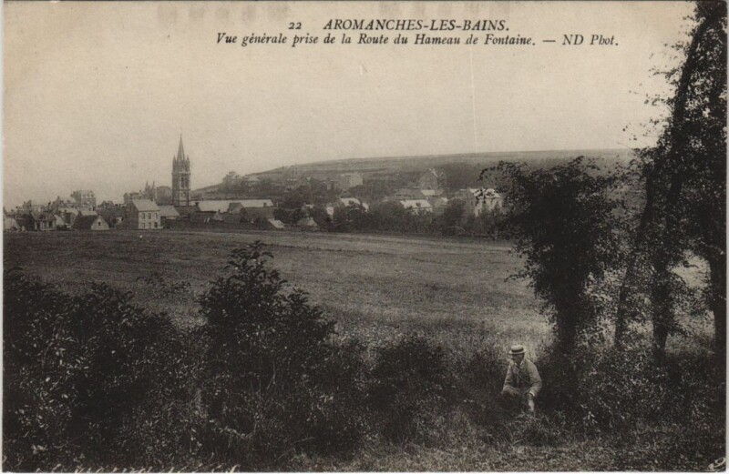 Carte postale ancienne Arromanches-les-Bains Vue Generale à Arromanches-les-Bains